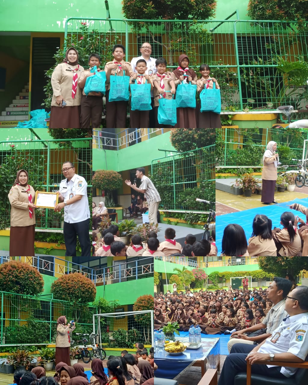 Seremonial Baca Jakarta Triwulan 2 Di Sekolah Bersama SDN Cempaka Putih Barat 01